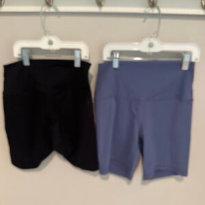 2 pairs of biker Shorts size 6 like new